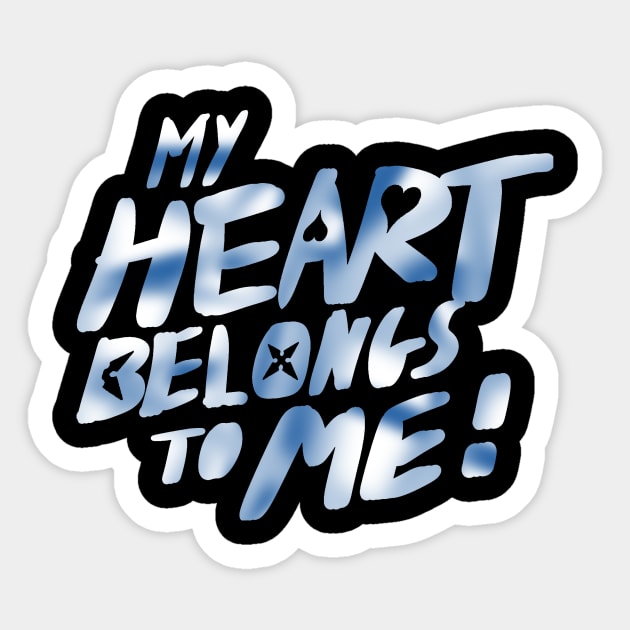 Roxas Kingdom Hearts - My Heart Belongs to Me Sticker by GysahlGreens